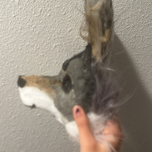 Handmade wolf animal therian mask - Picture 2 of 4